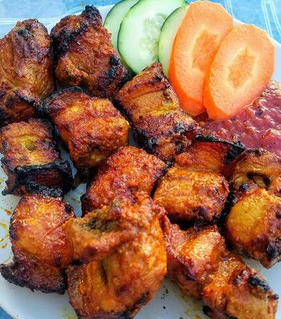 Traditional Nepali sekuwa spread
